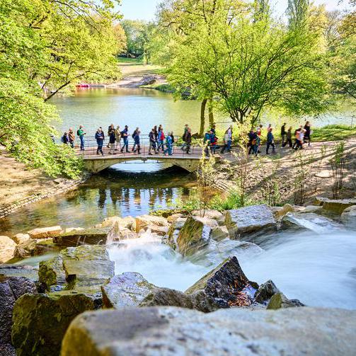 Baustellenbegehung: Der Stadtpark auf dem Weg zum Star der IGA