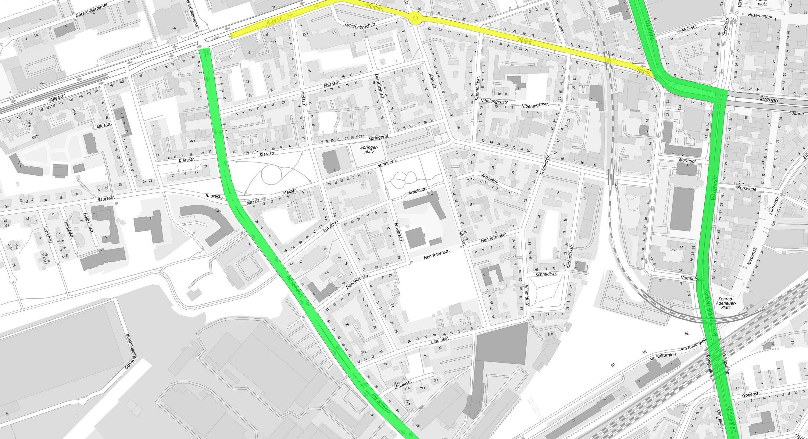 Skizze der Umleitungsstrecke