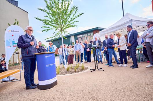 Eröffnung der Grünverbindung „Auf dem Kreuz“ und Stadtteilspaziergang in Laer