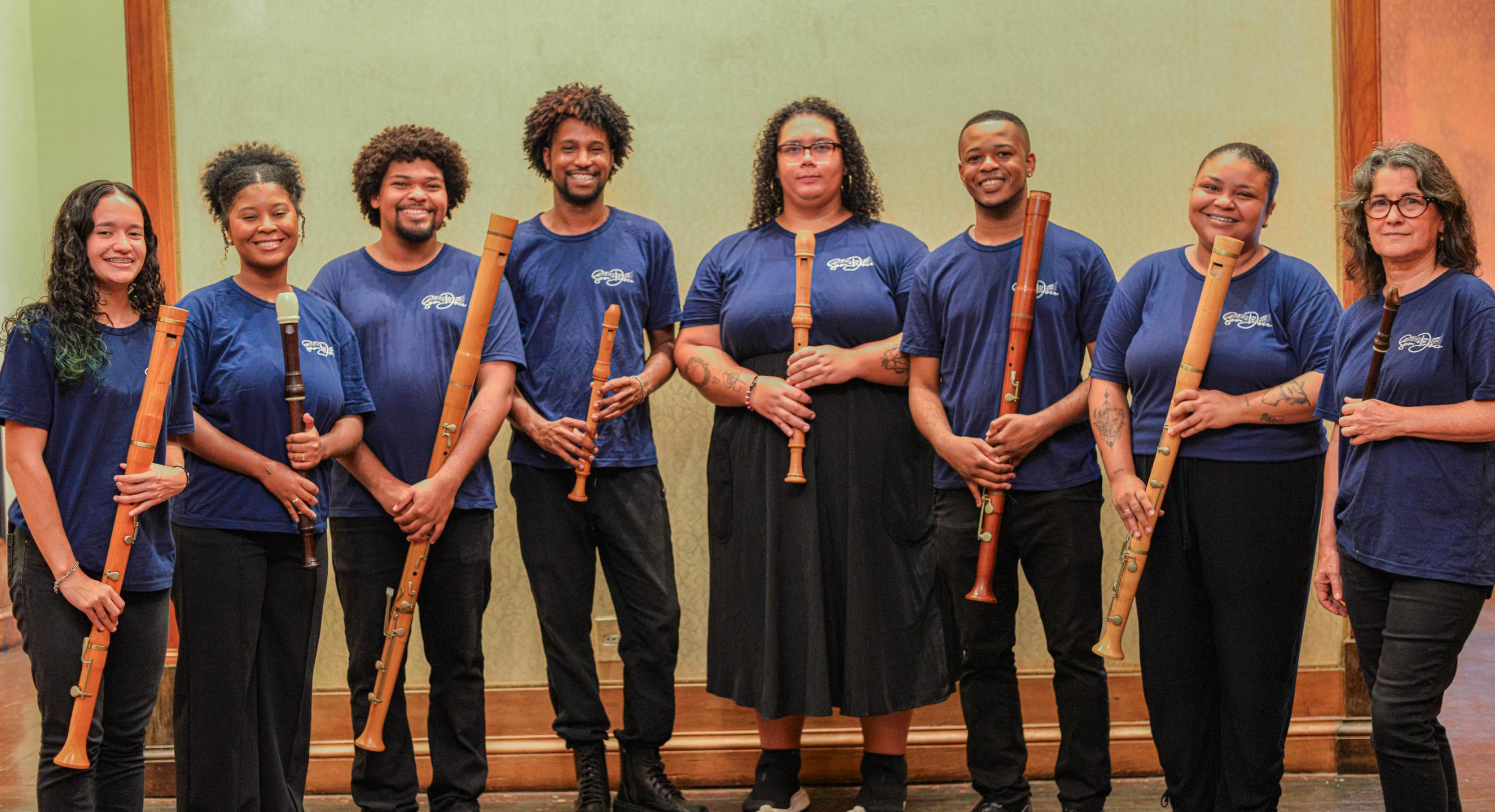 Brasilien-Konzert der Musikschule: Blockflötenensemble „Som Doce da Grota“