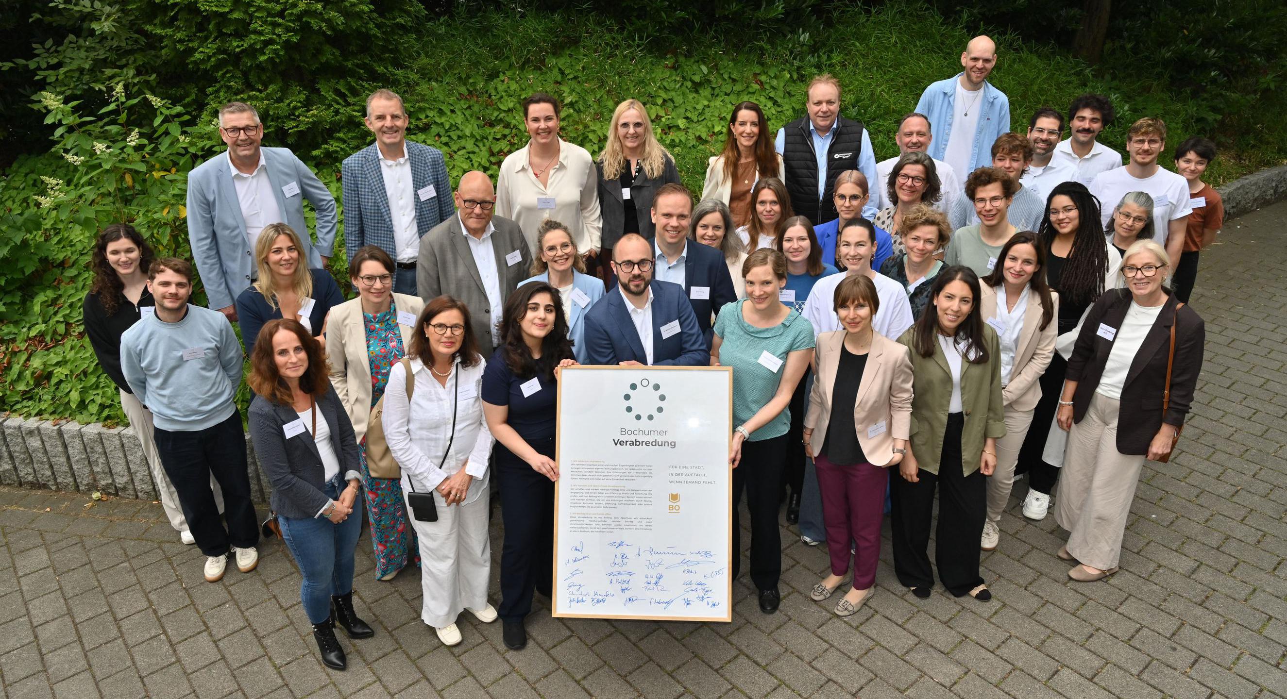 Gruppenbild Bochumer Verabredung gegen Einsamkeit