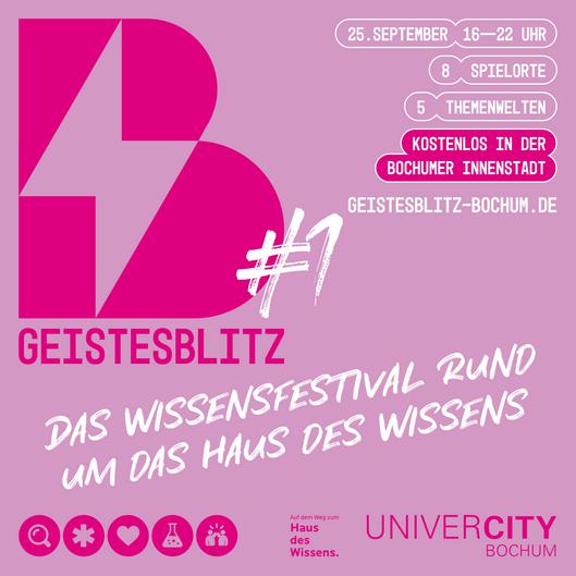 Geistesblitz-Festival Plakat