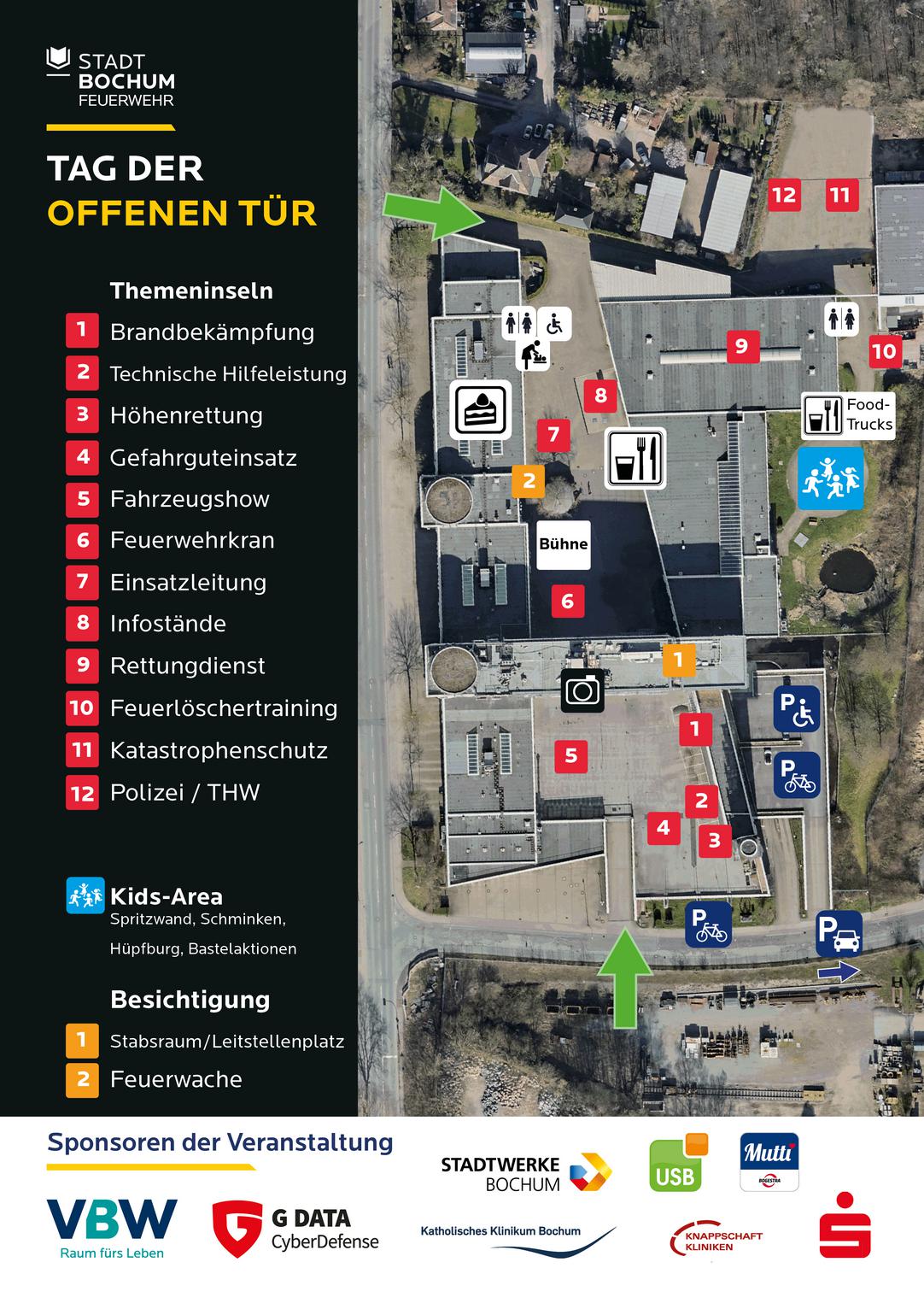 Lageplan vom Tag der offenen Tür 2026