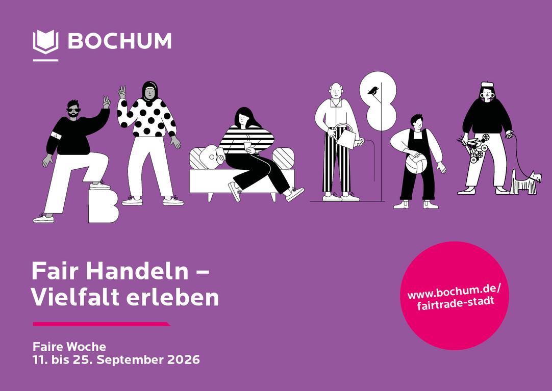 Faire Woche 2026 Postkarte