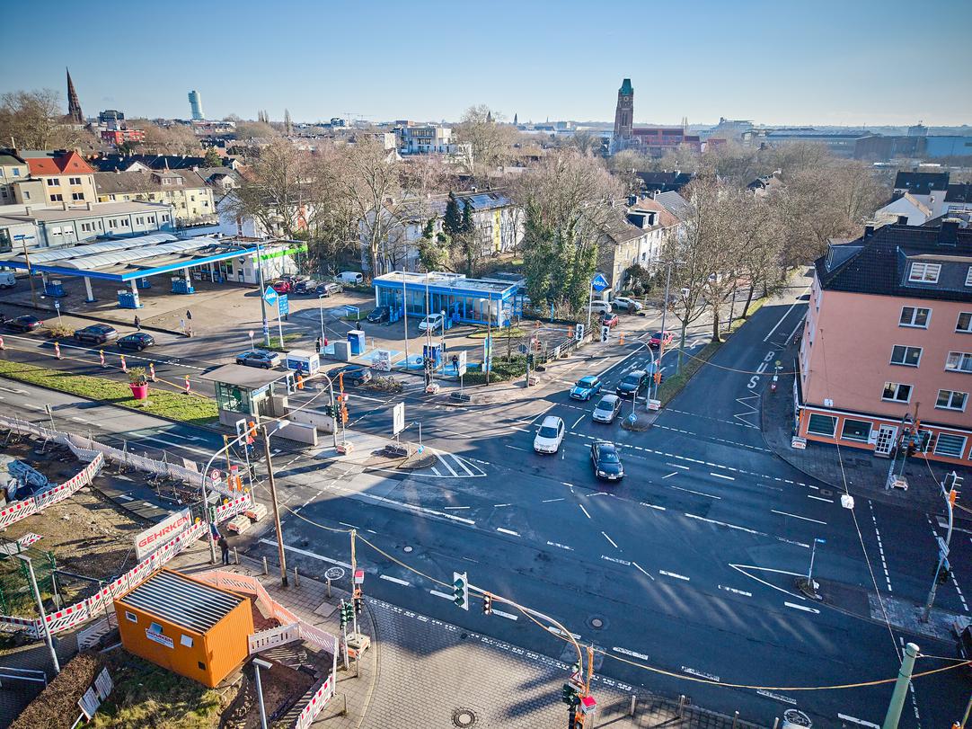 Drohnenansicht Alleestraße Bessemerstraße