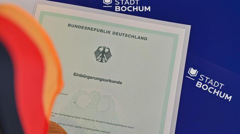 Einbürgerungsurkunde